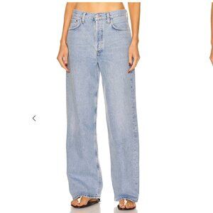 Agolde Low Slung Rise Baggy Jeans in Void Size 26